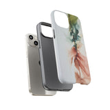 Copy of Copy of Abstract Ink Marble Tough Phone Case — Blue, Gray & Gold Protective Cover