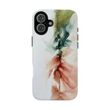 Copy of Copy of Abstract Ink Marble Tough Phone Case — Blue, Gray & Gold Protective Cover