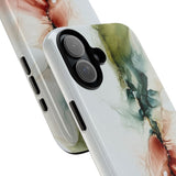 Copy of Copy of Abstract Ink Marble Tough Phone Case — Blue, Gray & Gold Protective Cover