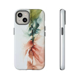 Copy of Copy of Abstract Ink Marble Tough Phone Case — Blue, Gray & Gold Protective Cover