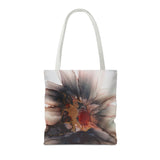 Abstract Floral Tote Bag – Watercolor Ink Bloom All-Over Print
