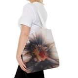 Abstract Floral Tote Bag – Watercolor Ink Bloom All-Over Print