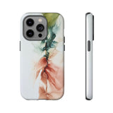 Copy of Copy of Abstract Ink Marble Tough Phone Case — Blue, Gray & Gold Protective Cover