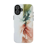 Copy of Copy of Abstract Ink Marble Tough Phone Case — Blue, Gray & Gold Protective Cover