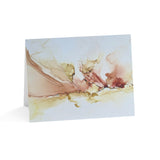 Echos of Gratitude Abstract fluid Alcohol Ink — Blank Note Cards (Set of 1 0r 10)