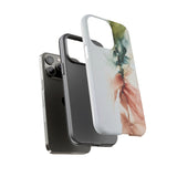 Copy of Copy of Abstract Ink Marble Tough Phone Case — Blue, Gray & Gold Protective Cover